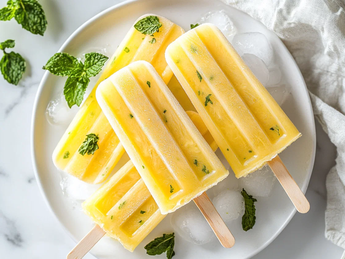 Pineapple Mint Popsicles Recipe 3 Pineapple Mint Popsicles 2026 Desserts Pineapple Mint Popsicles
