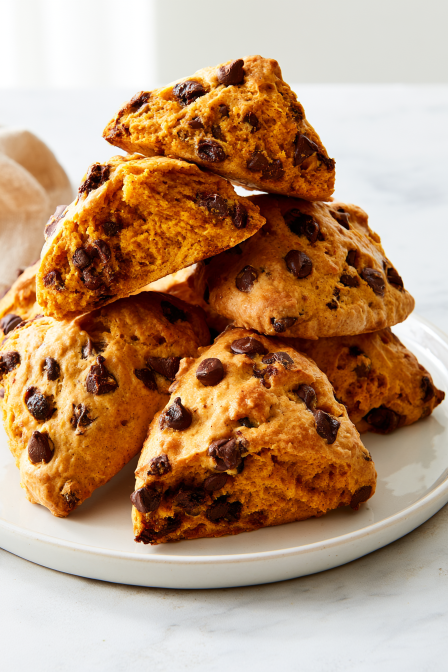 Pumpkin Chocolate Chip Scones 3 chip 2026 Breakfast chip